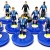 Subbuteo Andrew Table Soccer Hertha Berlin 2002-03 on Classic Hasbro bases